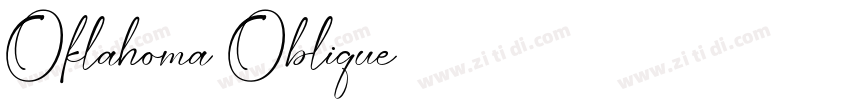 Oklahoma Oblique字体转换